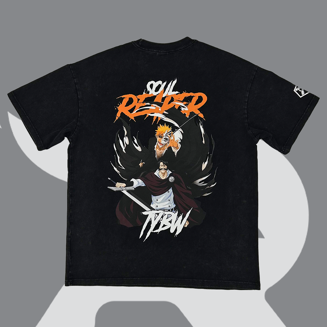 Soul Reaper Acid Wash Tee