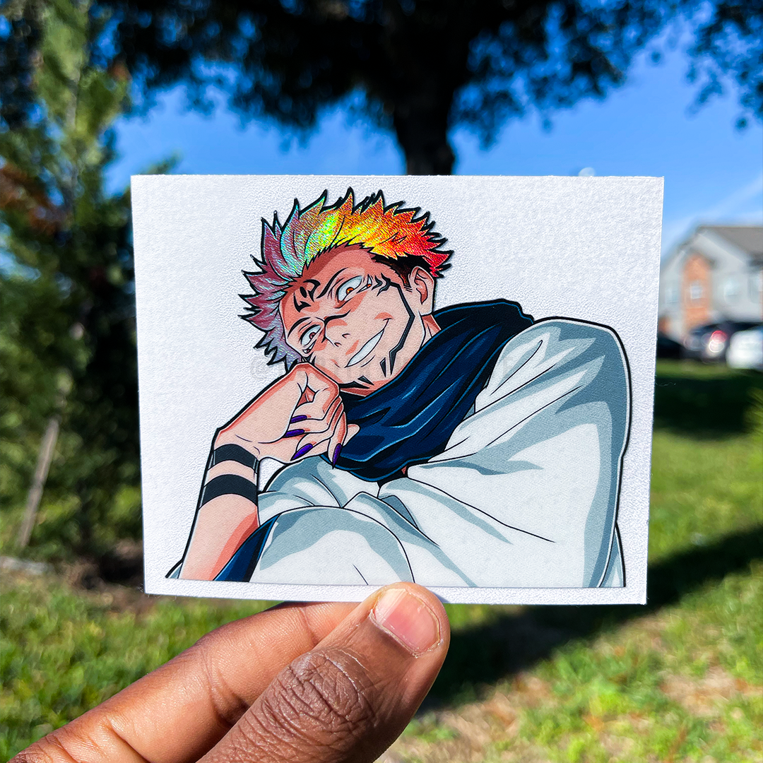 Sukuna Spot Holo' Sticker