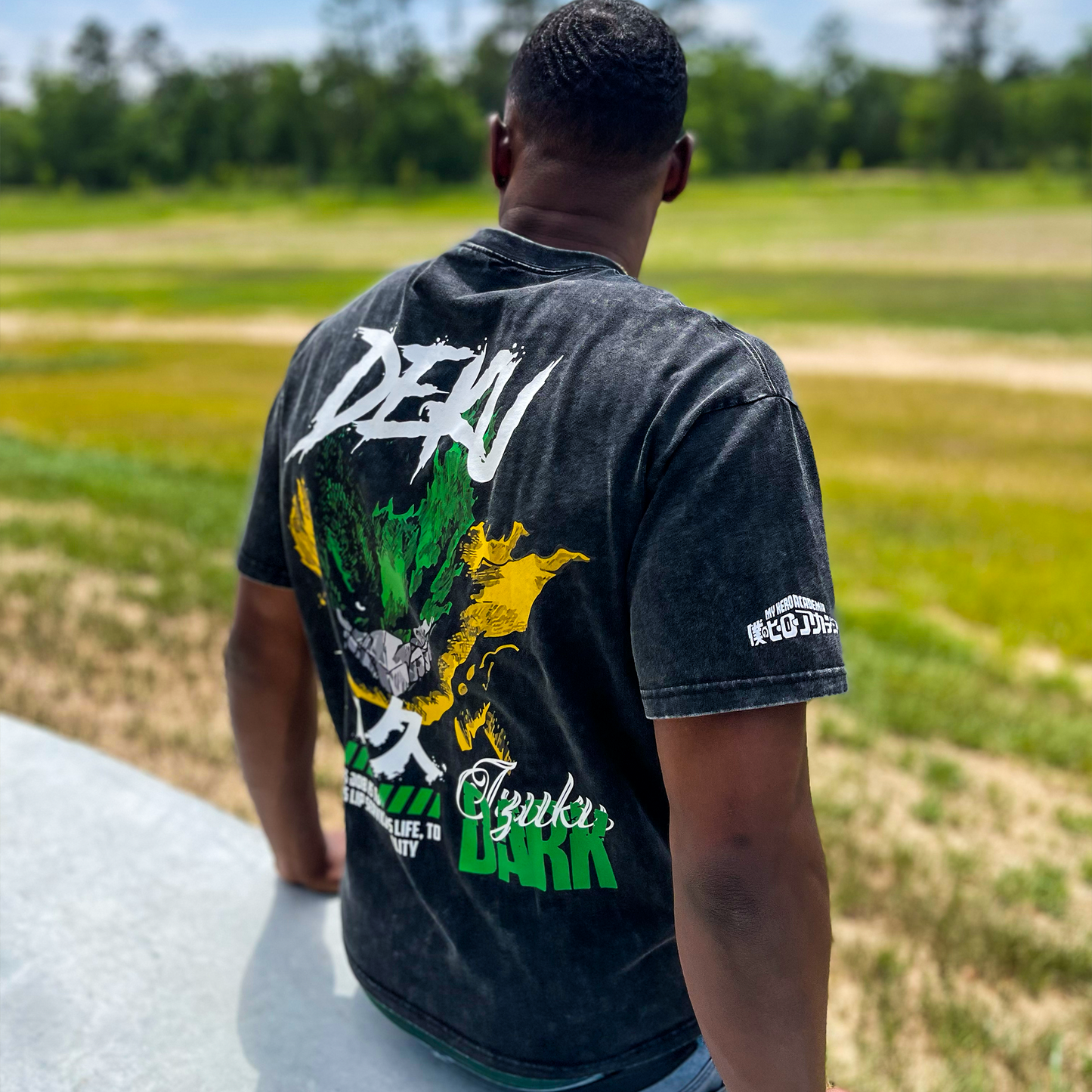 Dark Deku Acid Wash Tee