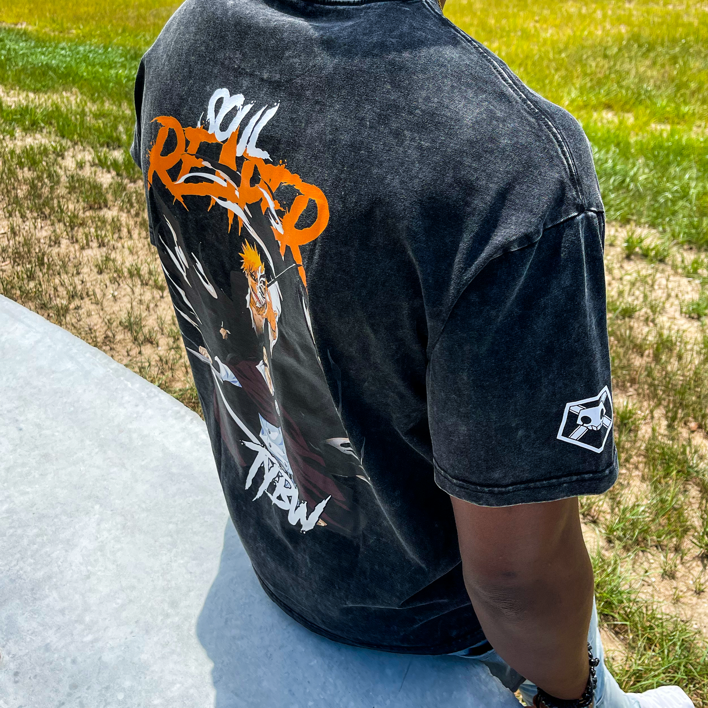 Soul Reaper Acid Wash Tee