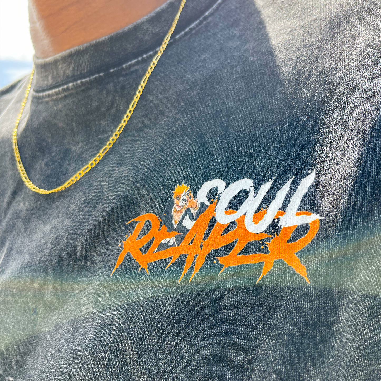Soul Reaper Acid Wash Tee