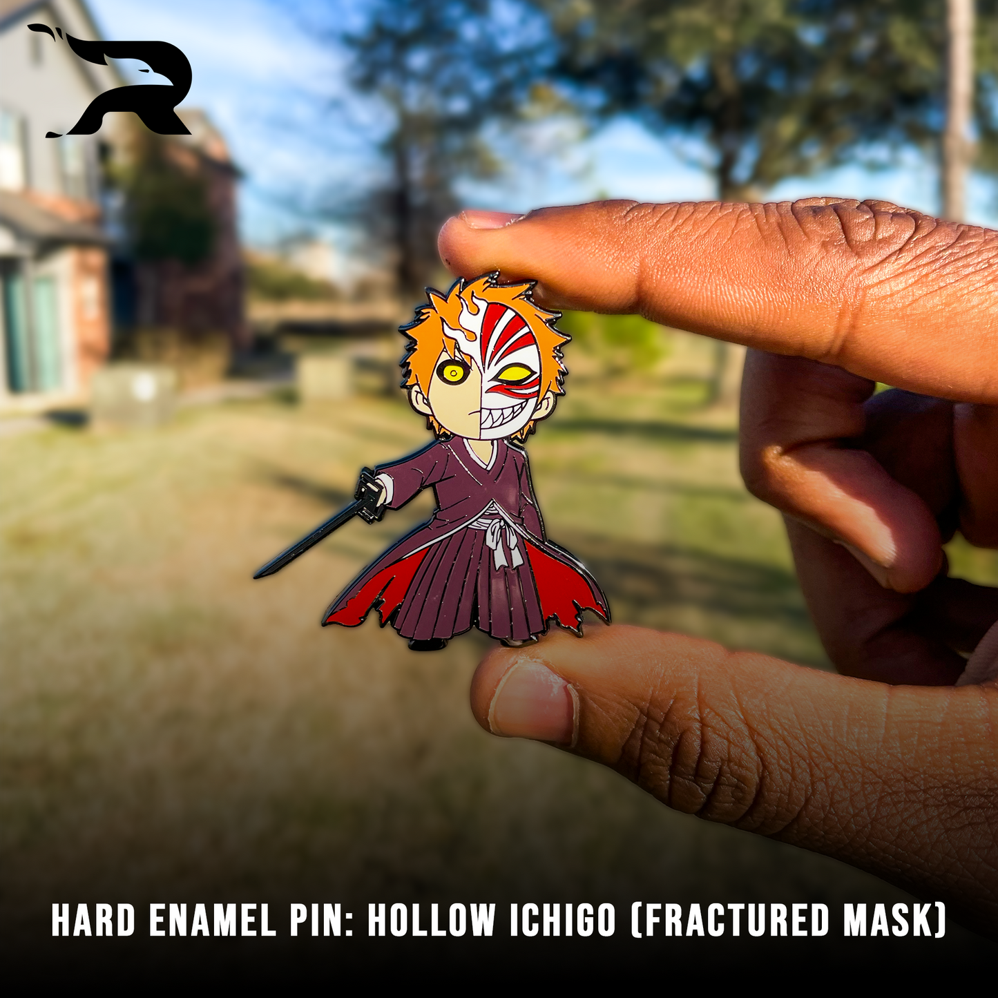 Hollow Mask Ichigo Hard Enamel Pin