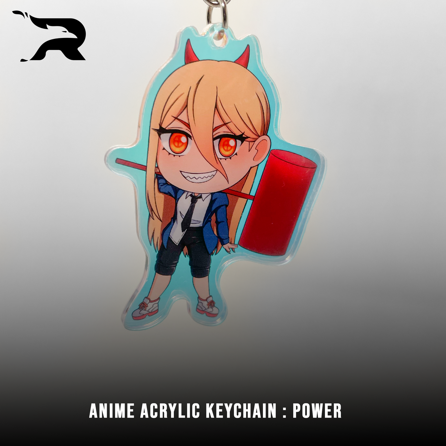 Power Acrylic Keychain